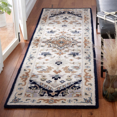 Safavieh Heritage Hg625D Beige/Navy Rug - Safavieh - hg625d - 2