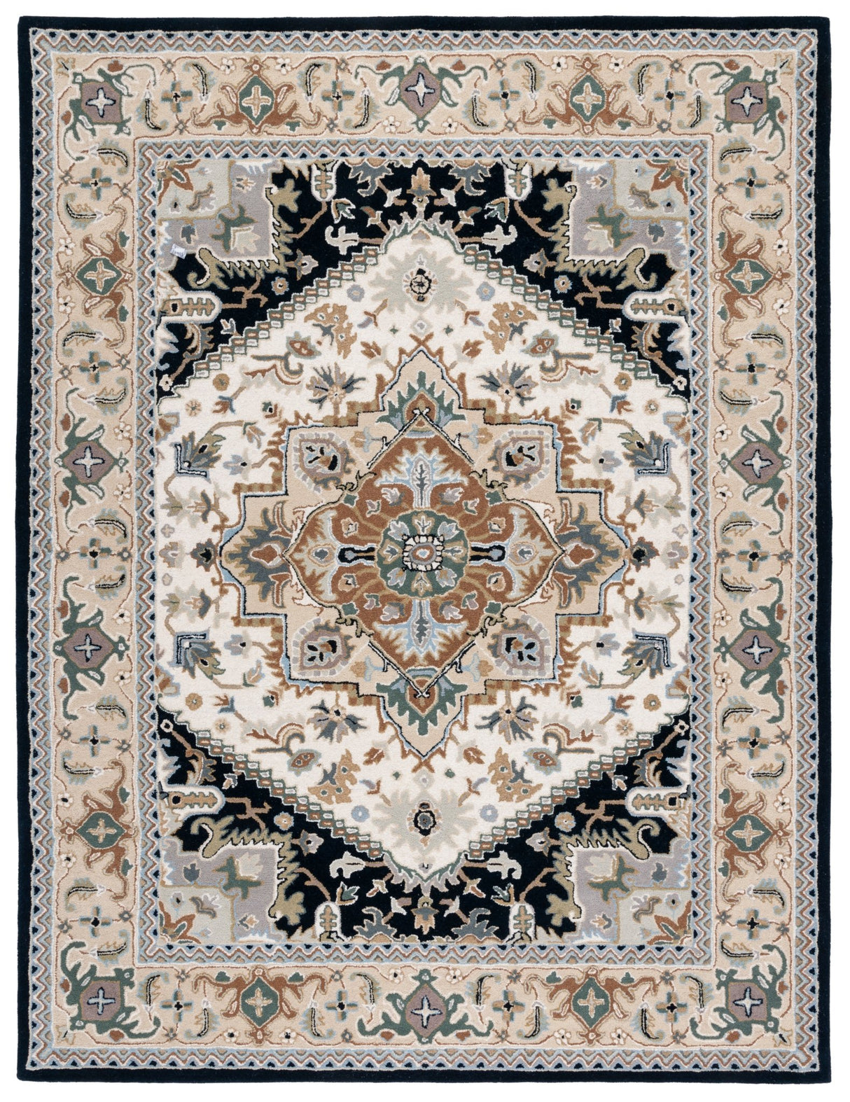 Safavieh Heritage Hg625D Beige/Navy Rug - Safavieh - hg625d - 4r