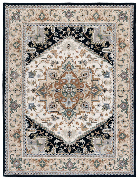 Safavieh Heritage Hg625D Beige/Navy Rug - Safavieh - hg625d - 4r
