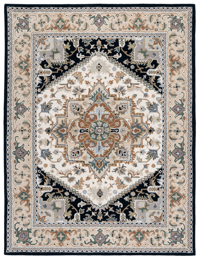 Safavieh Heritage Hg625D Beige/Navy Rug - Safavieh - hg625d - 4r