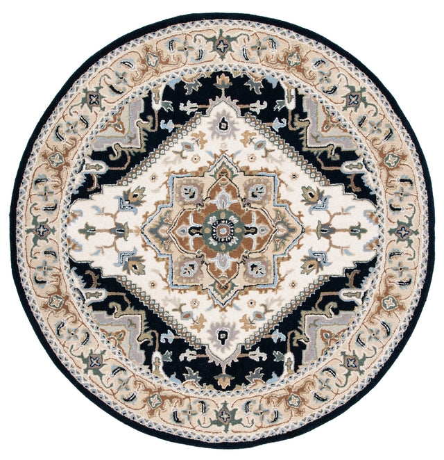 Safavieh Heritage Hg625D Beige/Navy Rug - Safavieh - hg625d - 4r