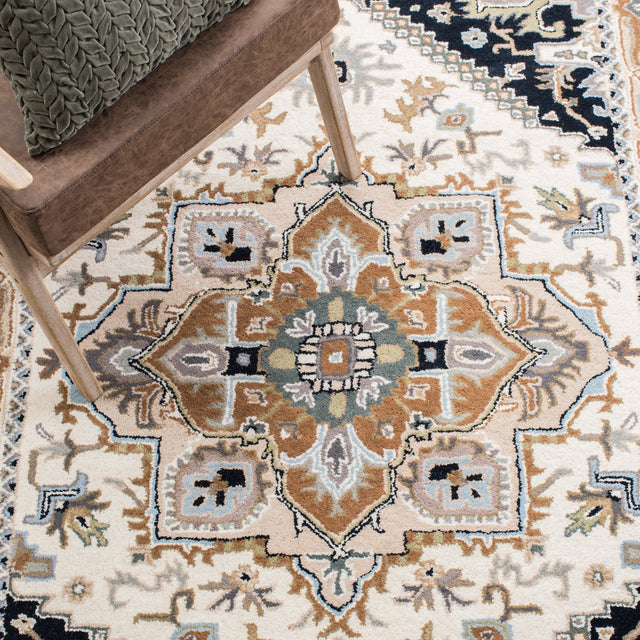 Safavieh Heritage Hg625D Beige/Navy Rug - Safavieh - hg625d - 4r