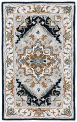 Safavieh Heritage Hg625H Grey/Navy Rug - Safavieh - hg625h - 4r