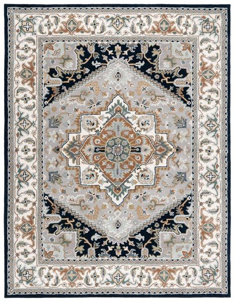 Safavieh Heritage Hg625H Grey/Navy Rug - Safavieh - hg625h - 4r