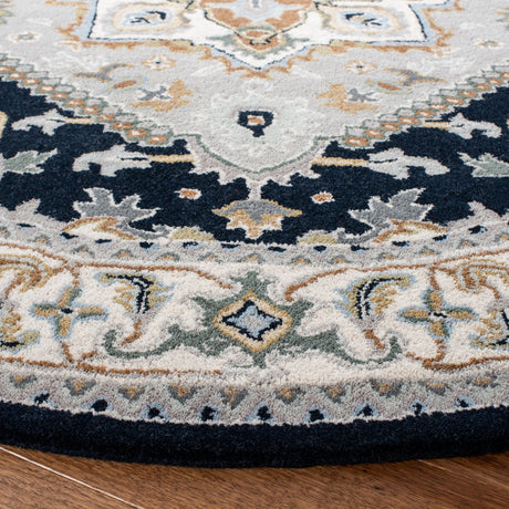 Safavieh Heritage Hg625H Grey/Navy Rug - Safavieh - hg625h - 4r