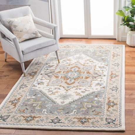 Safavieh Heritage Hg625L Ivory/Light Blue Rug - Safavieh - hg625l - 3