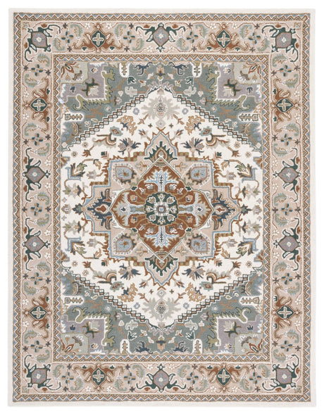 Safavieh Heritage Hg625L Ivory/Light Blue Rug - Safavieh - hg625l - 4r