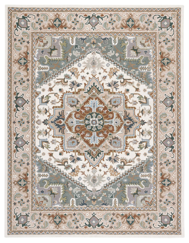 Safavieh Heritage Hg625L Ivory/Light Blue Rug - Safavieh - hg625l - 4r