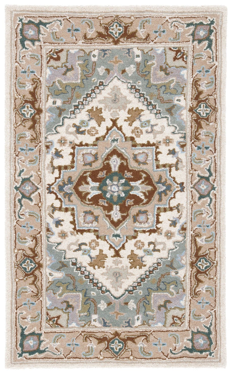 Safavieh Heritage Hg625L Ivory/Light Blue Rug - Safavieh - hg625l - 4r