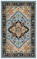 Safavieh Heritage Hg625M Blue/Light Brown Rug - Safavieh - hg625m - 3