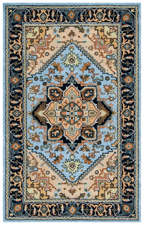 Safavieh Heritage Hg625M Blue/Light Brown Rug - Safavieh - hg625m - 3