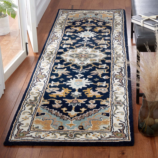 Safavieh Heritage Hg625N Navy/Ivory Rug - Safavieh - hg625n - 28