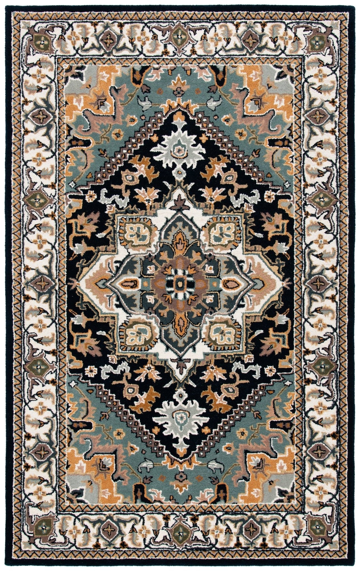 Safavieh Heritage Hg625N Navy/Ivory Rug - Safavieh - hg625n - 3