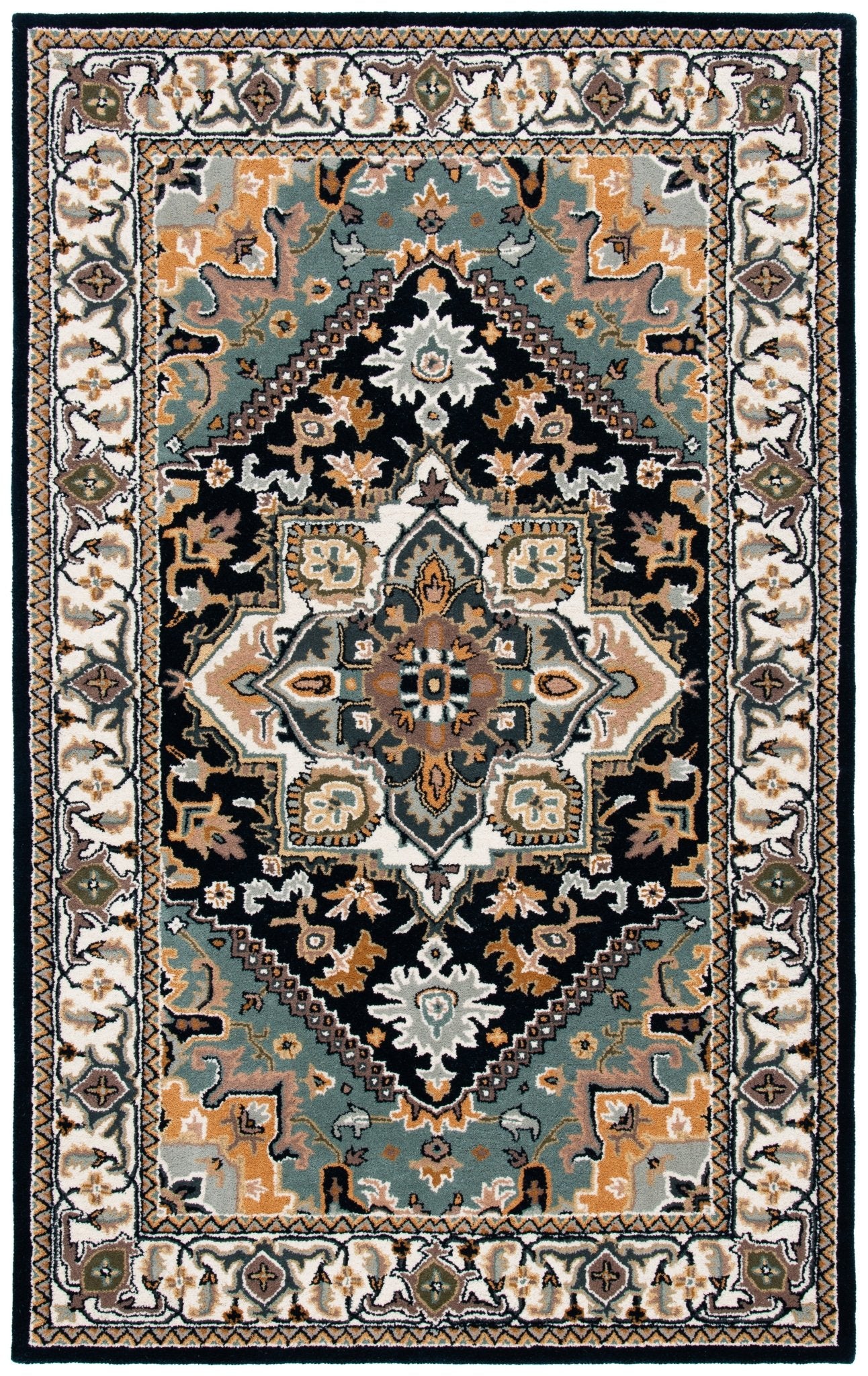 Safavieh Heritage Hg625N Navy/Ivory Rug - Safavieh - hg625n - 3