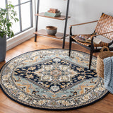 Safavieh Heritage Hg625N Navy/Ivory Rug - Safavieh - hg625n - 4r