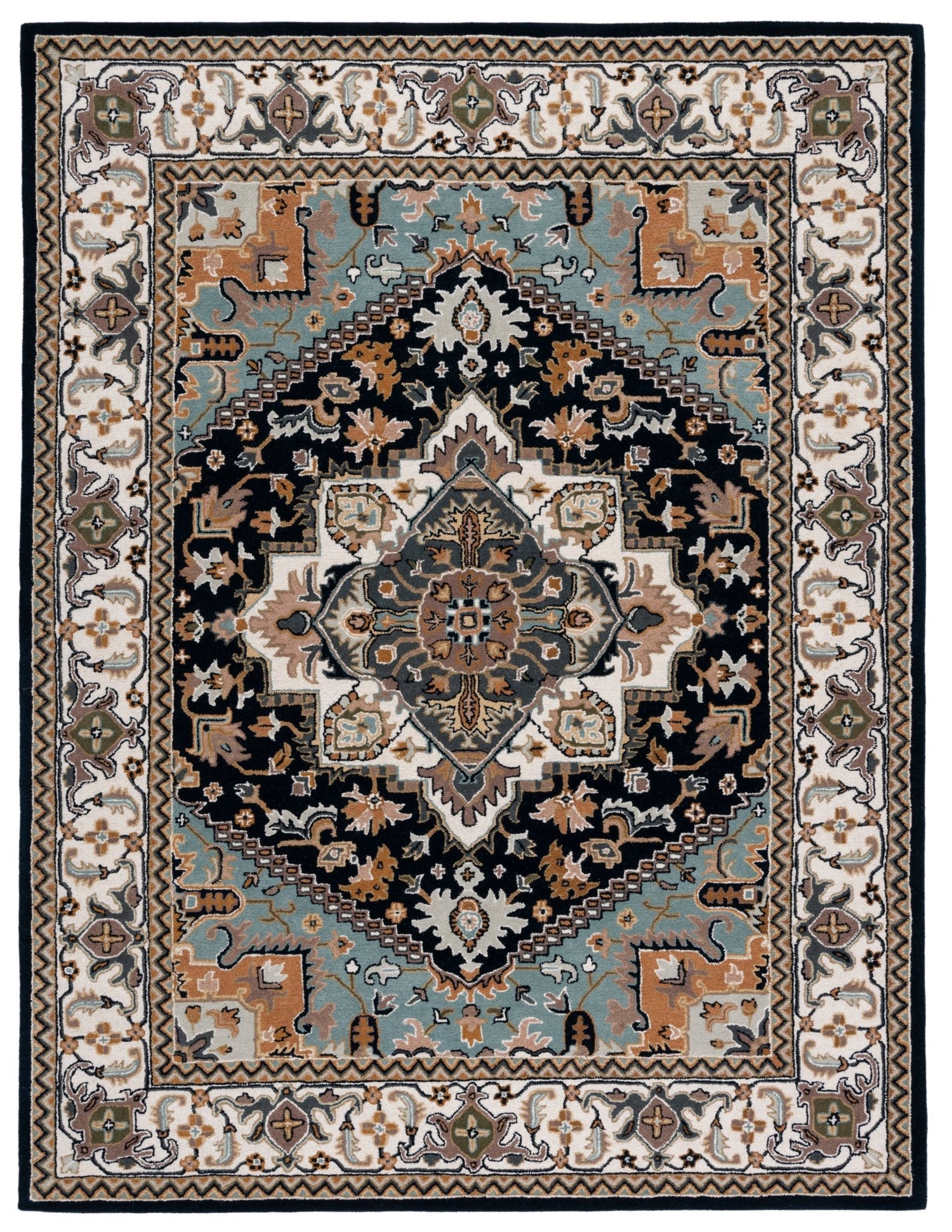 Safavieh Heritage Hg625N Navy/Ivory Rug - Safavieh - hg625n - 4r