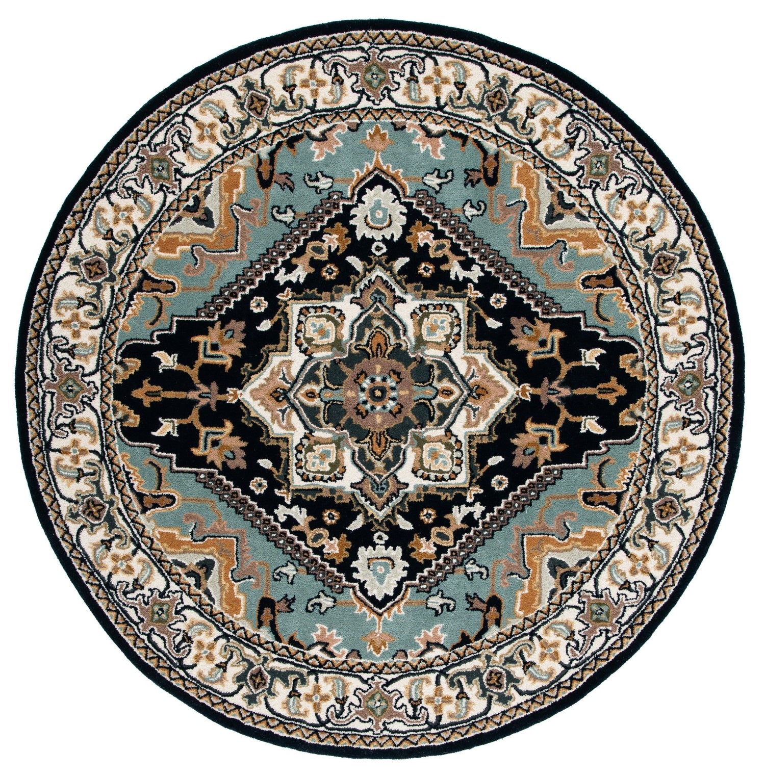 Safavieh Heritage Hg625N Navy/Ivory Rug - Safavieh - hg625n - 4r