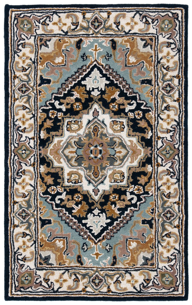 Safavieh Heritage Hg625N Navy/Ivory Rug - Safavieh - hg625n - 4r