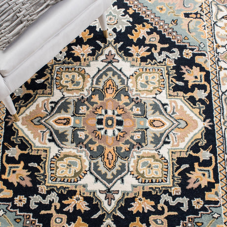 Safavieh Heritage Hg625N Navy/Ivory Rug - Safavieh - hg625n - 4r