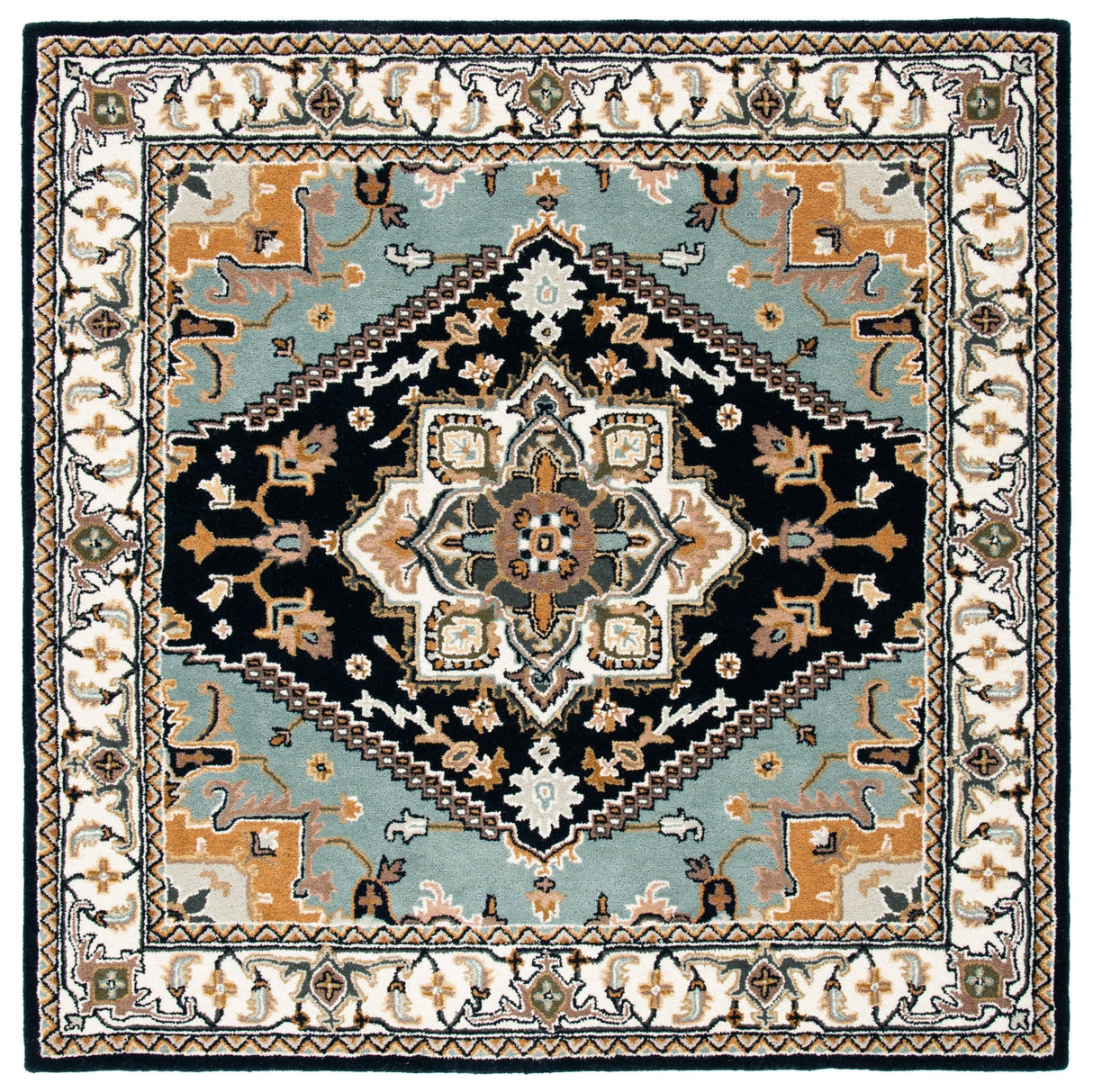 Safavieh Heritage Hg625N Navy/Ivory Rug - Safavieh - hg625n - 4sq