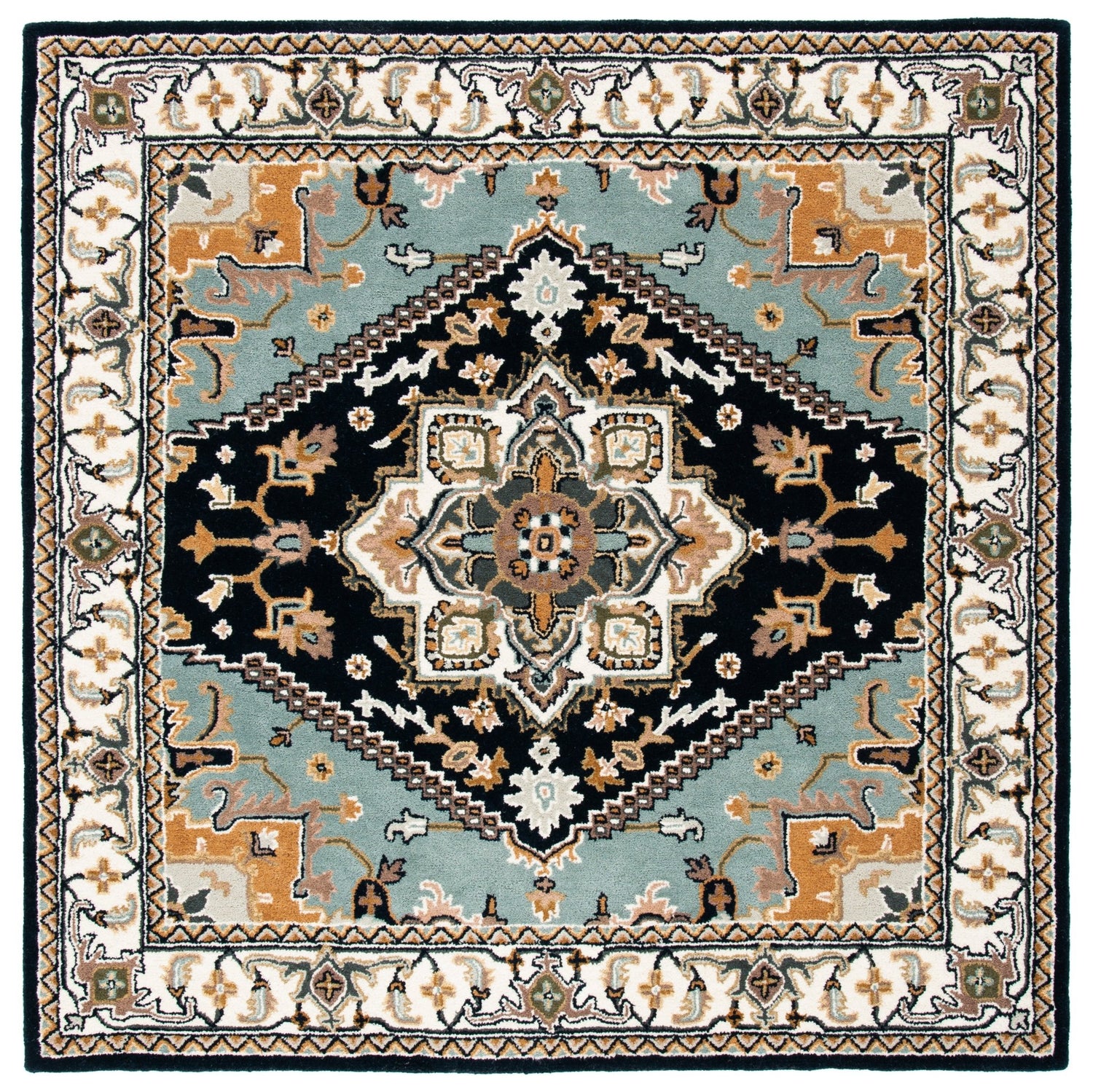 Safavieh Heritage Hg625N Navy/Ivory Rug - Safavieh - hg625n - 4sq