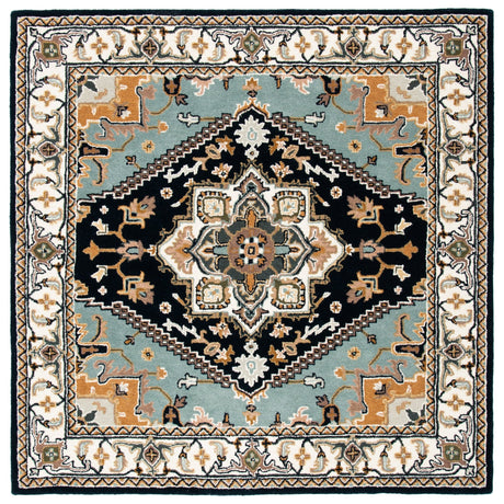 Safavieh Heritage Hg625N Navy/Ivory Rug - Safavieh - hg625n - 4sq