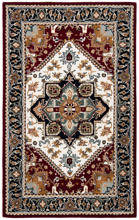 Safavieh Heritage Hg625Q Ivory/Red Rug - Safavieh - hg625q - 3