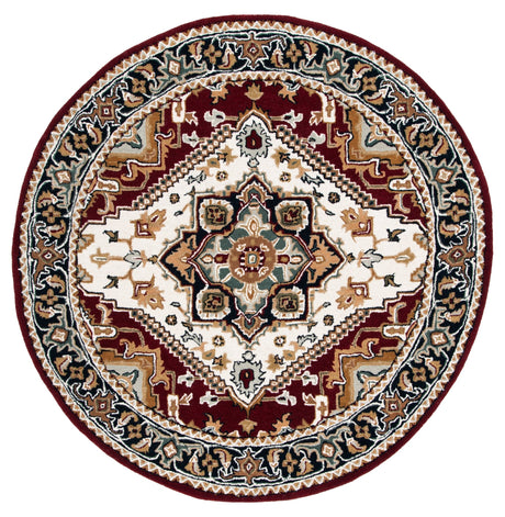 Safavieh Heritage Hg625Q Ivory/Red Rug - Safavieh - hg625q - 4r