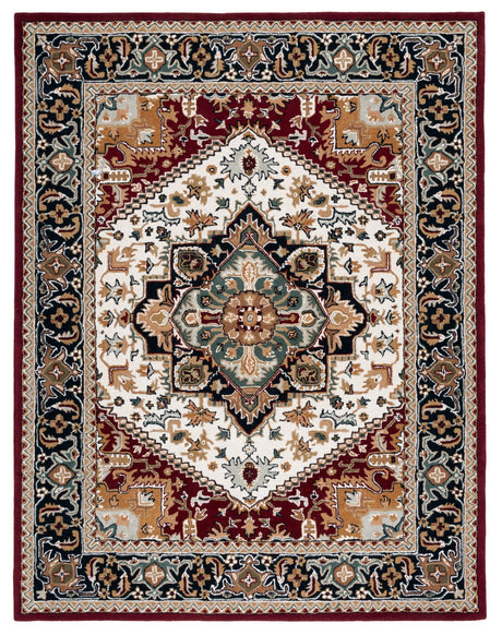 Safavieh Heritage Hg625Q Ivory/Red Rug - Safavieh - hg625q - 4r