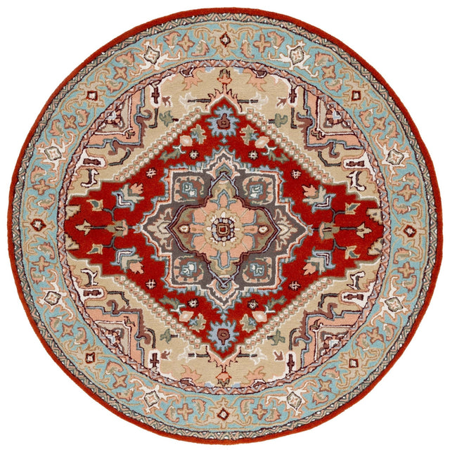 Safavieh Heritage Hg625R Red/Blue Rug - Safavieh - hg625r - 6r