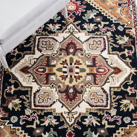 Safavieh Heritage Hg625T Navy/Brown Rug - Safavieh - hg625t - 4r