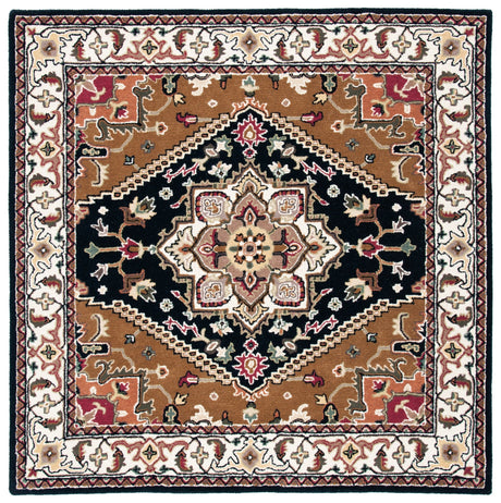 Safavieh Heritage Hg625T Navy/Brown Rug - Safavieh - hg625t - 4sq