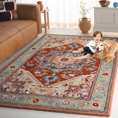 Safavieh Heritage Hg625U Red/Pink Rug - Safavieh - hg625u - 28