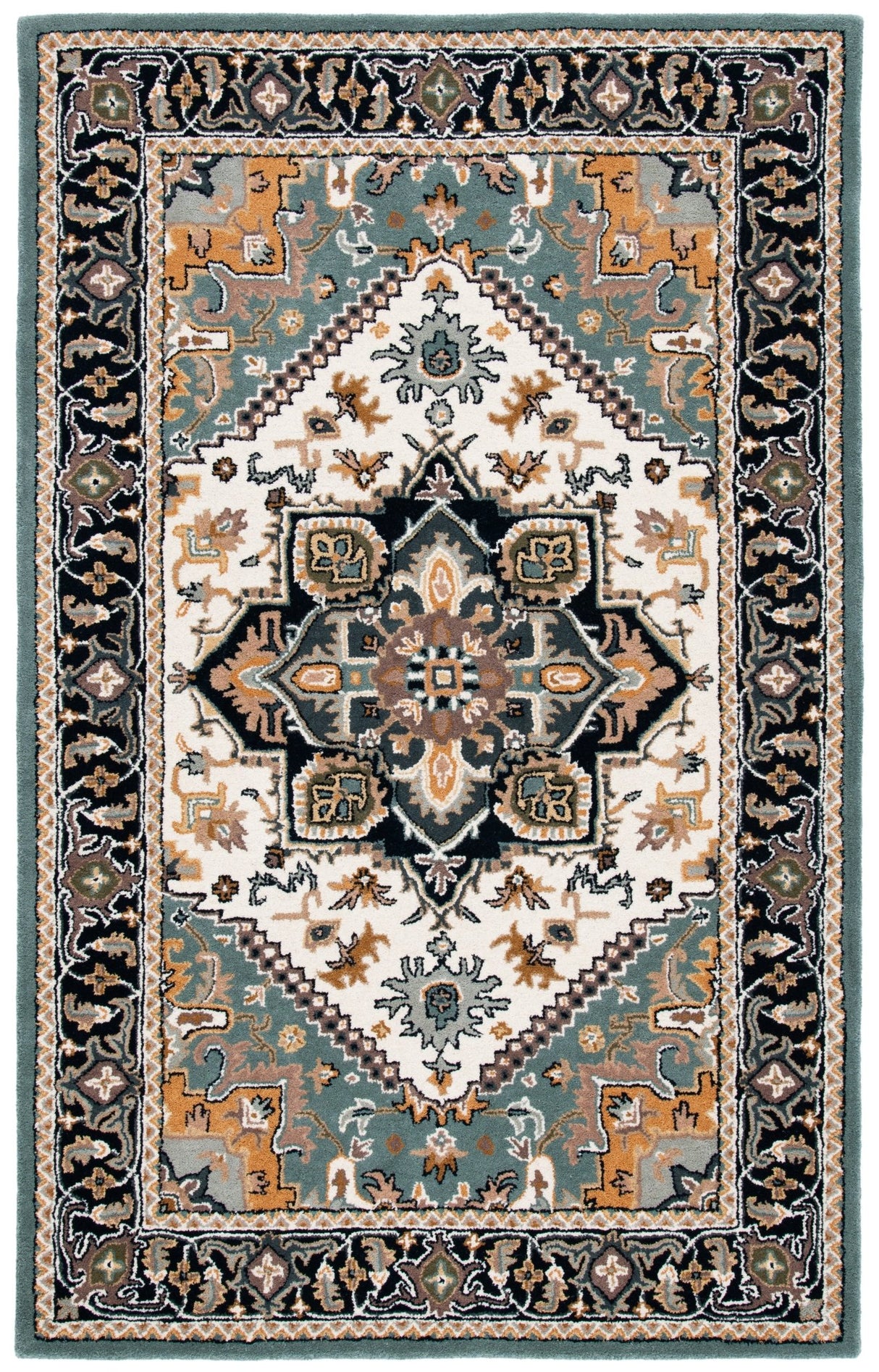Safavieh Heritage Hg625W Grey/Green Rug - Safavieh - hg625w - 2