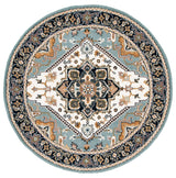 Safavieh Heritage Hg625W Grey/Green Rug - Safavieh - hg625w - 4r