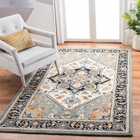 Safavieh Heritage Hg625W Light Green/Brown Rugs - Safavieh - hg625w - 3