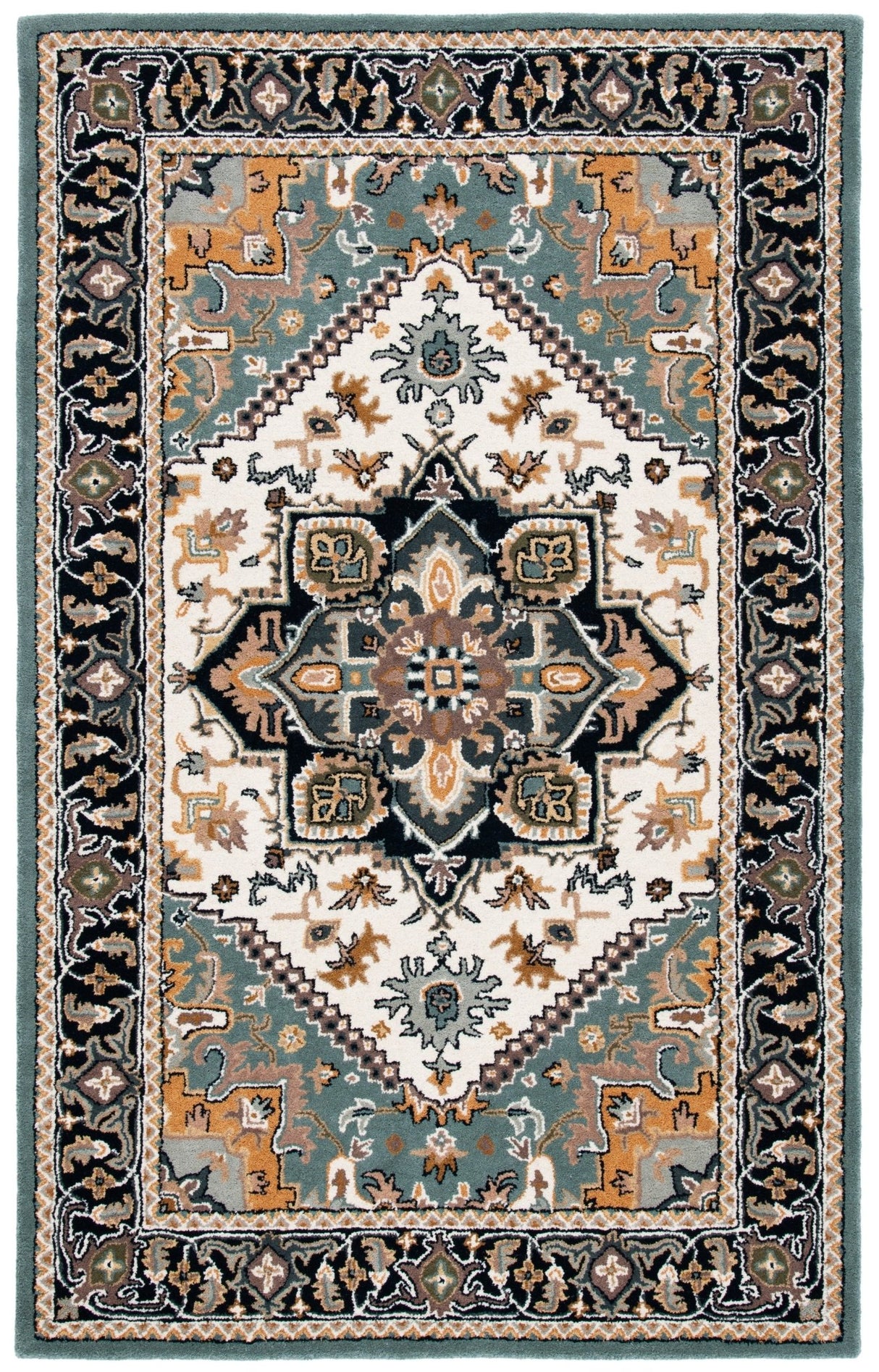 Safavieh Heritage Hg625W Light Green/Brown Rugs - Safavieh - hg625w - 3