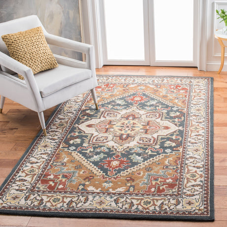 Safavieh Heritage Hg625X Dark Green/Brown Rug - Safavieh - hg625x - 3