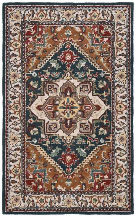 Safavieh Heritage Hg625X Dark Green/Brown Rug - Safavieh - hg625x - 3