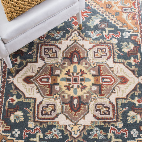 Safavieh Heritage Hg625X Dark Green/Brown Rug - Safavieh - hg625x - 6r