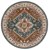 Safavieh Heritage Hg625X Dark Green/Brown Rug - Safavieh - hg625x - 6r