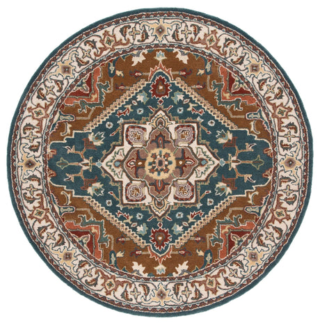 Safavieh Heritage Hg625X Dark Green/Brown Rug - Safavieh - hg625x - 6r