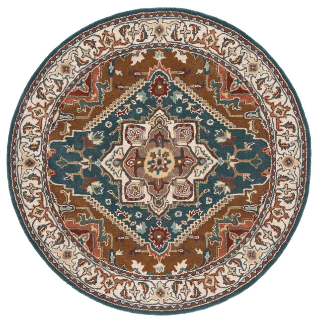 Safavieh Heritage Hg625X Dark Green/Brown Rug - Safavieh - hg625x - 6r