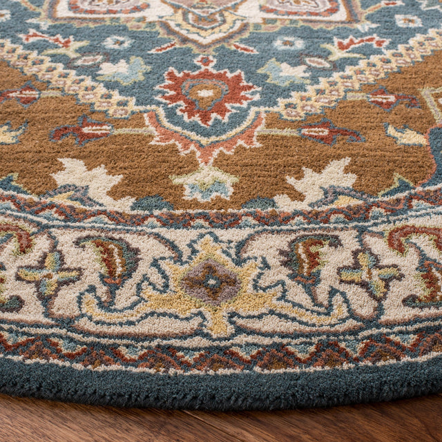 Safavieh Heritage Hg625X Dark Green/Brown Rug - Safavieh - hg625x - 6r