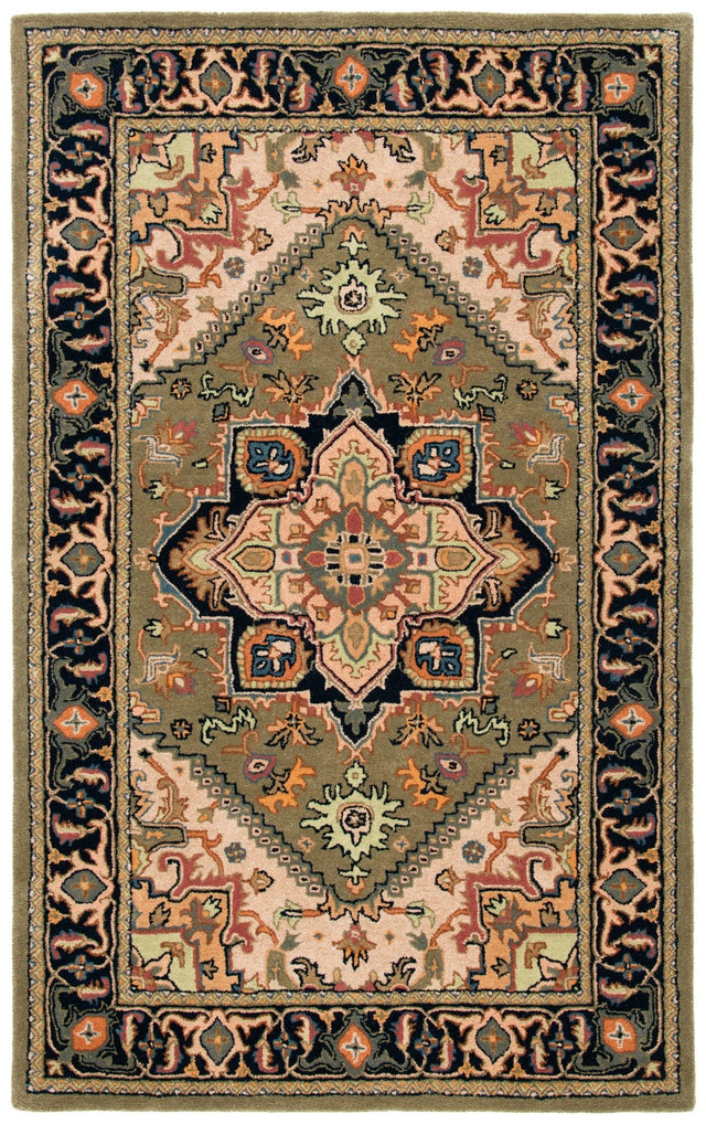 Safavieh Heritage Hg625Y Green/Light Brown Rug - Safavieh - hg625y - 4