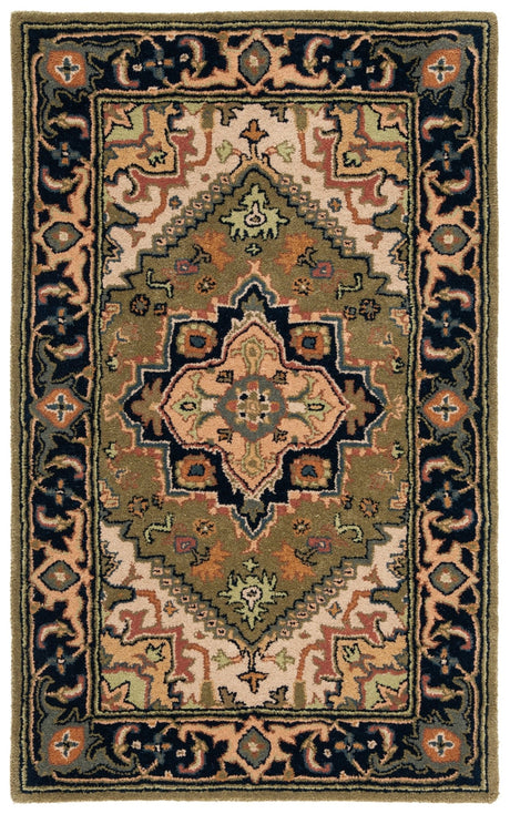 Safavieh Heritage Hg625Y Green/Light Brown Rug - Safavieh - hg625y - 4r