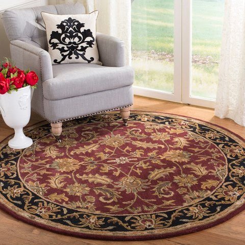 Safavieh Heritage hg628c Red / Black Rugs - Safavieh - hg628c - 4sq