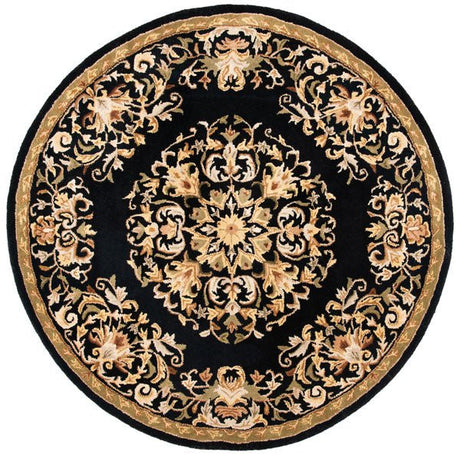 Safavieh Heritage Hg640B Black Rugs - Safavieh - hg640b - 2