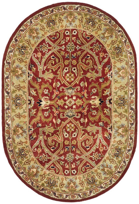 Safavieh Heritage hg644b Red / Gold Rugs - Safavieh - hg644b - 5ov