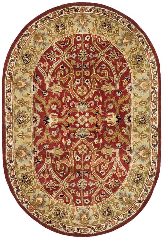 Safavieh Heritage hg644b Red / Gold Rugs - Safavieh - hg644b - 5ov